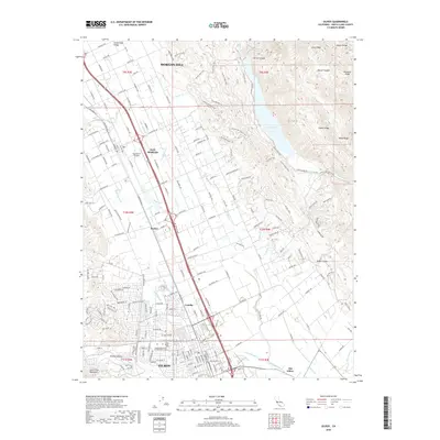 2018 Map of Gilroy, 2018 Print