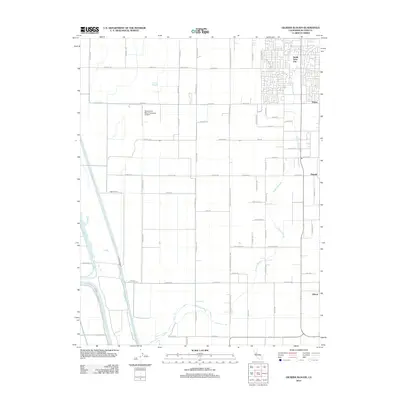 2012 Map of Gilsizer Slough, 2012 Print
