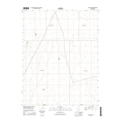 2014 Map of Gilson Butte, 2014 Print