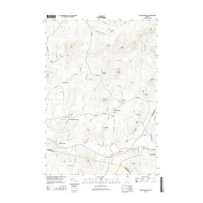 2015 Map of Gilson Mountain, 2015 Print