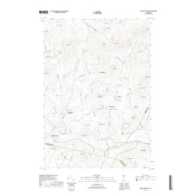 2018 Map of Gilson Mountain, 2018 Print