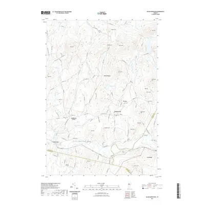 2021 Map of Gilson Mountain, 2021 Print