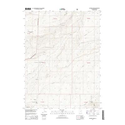 2014 Map of Gilsonite Draw, 2014 Print