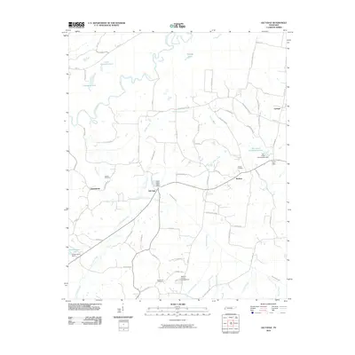 2010 Map of Gilt Edge, 2010 Print
