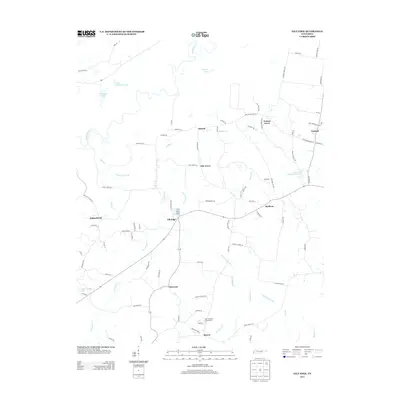 2013 Map of Gilt Edge, 2013 Print