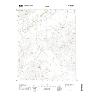 2019 Map of Gilt Edge, 2019 Print