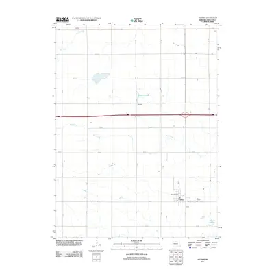 2011 Map of Giltner, 2011 Print