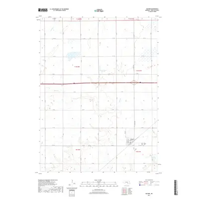 2017 Map of Giltner, 2017 Print