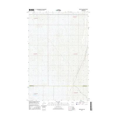 2016 Map of Gimiwan Lake, 2016 Print
