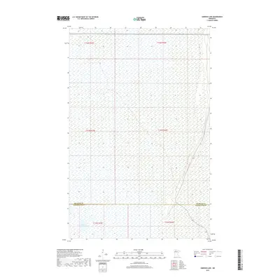 2019 Map of Gimiwan Lake, 2019 Print