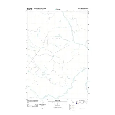 2011 Map of Gimlet Creek, 2011 Print