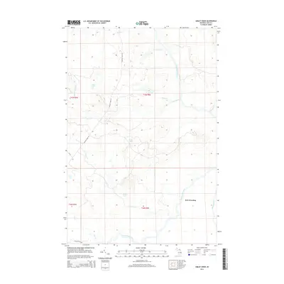 2014 Map of Gimlet Creek, 2014 Print