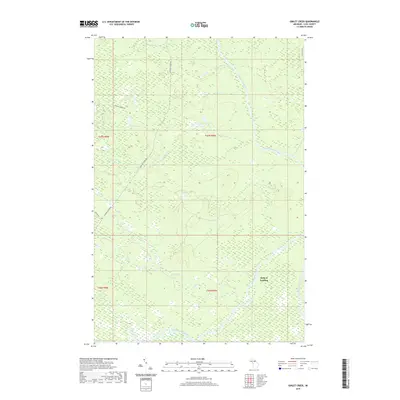 2019 Map of Gimlet Creek, 2019 Print
