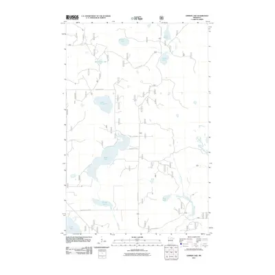 2011 Map of Gimmer Lake, 2011 Print