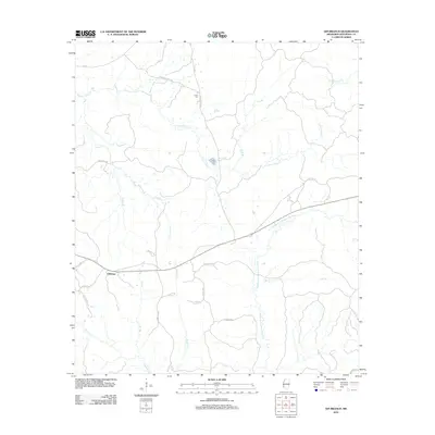 2012 Map of Gin Branch, 2012 Print