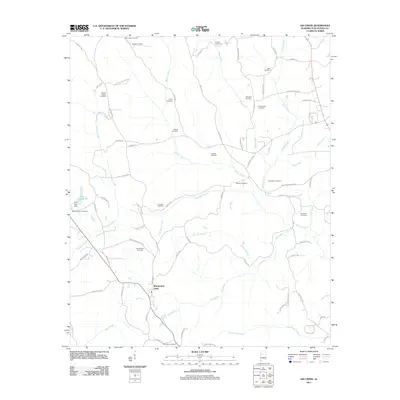 2011 Map of Gin Creek, 2011 Print