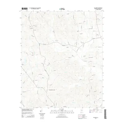 2014 Map of Gin Creek, 2014 Print