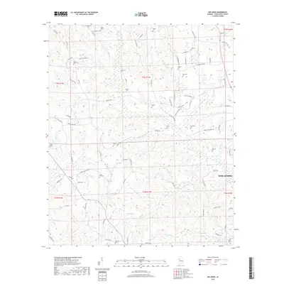 2018 Map of Gin Creek, 2018 Print