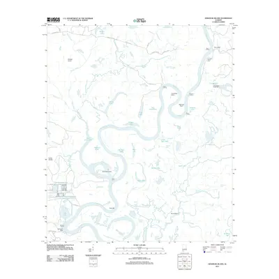 2011 Map of Ginhouse Island, 2011 Print