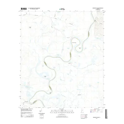 2014 Map of Ginhouse Island, 2014 Print