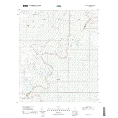 2018 Map of Ginhouse Island, 2018 Print