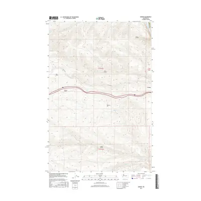 2017 Map of Ginkgo, 2017 Print