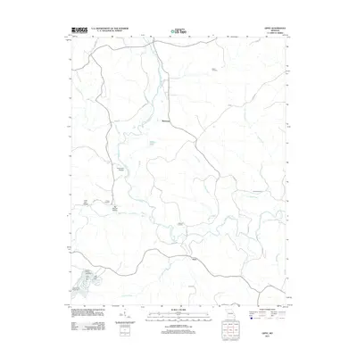2011 Map of Gipsy, 2011 Print