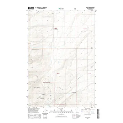 2014 Map of Gipsy Lake, 2014 Print