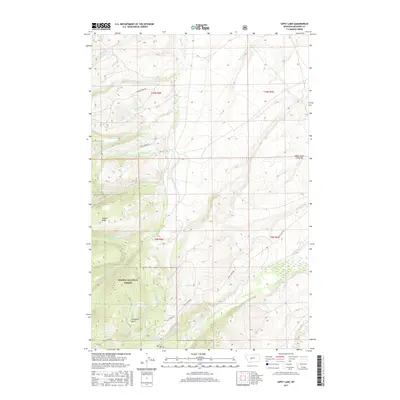 2017 Map of Gipsy Lake, 2017 Print