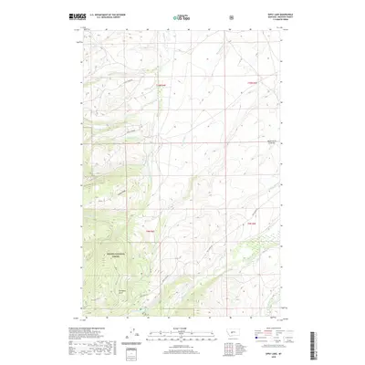 2020 Map of Gipsy Lake, 2020 Print