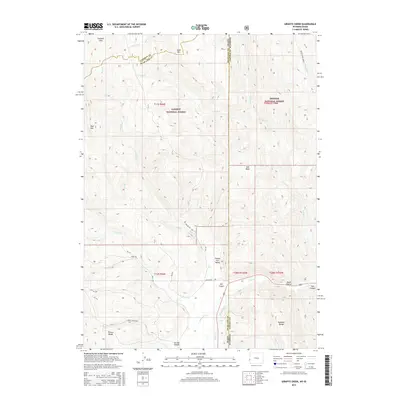 2015 Map of Giraffe Creek, 2015 Print