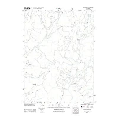 2012 Map of Girard Ridge, 2012 Print