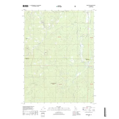 2018 Map of Girard Ridge, 2018 Print
