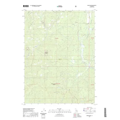 2022 Map of Girard Ridge, 2022 Print