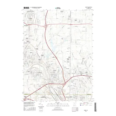 2016 Map of Girard, 2016 Print