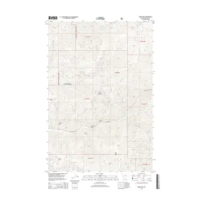 2014 Map of Gird Point, 2014 Print