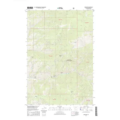 2017 Map of Gird Point, 2017 Print