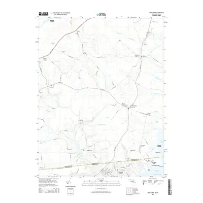 2014 Map of Girdletree, 2014 Print