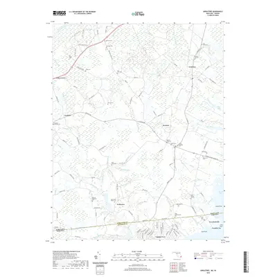 2019 Map of Girdletree, 2019 Print