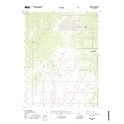2018 Map of Giroux Wash, 2018 Print