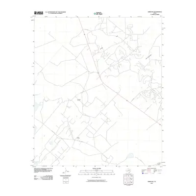 2010 Map of Girvin NE, 2010 Print
