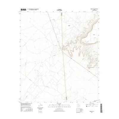 2016 Map of Girvin NE, 2016 Print