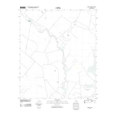2010 Map of Girvin NW, 2010 Print