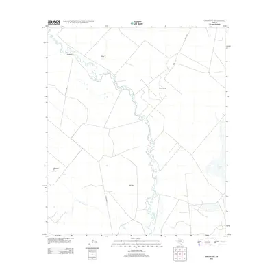 2012 Map of Girvin NW, 2012 Print