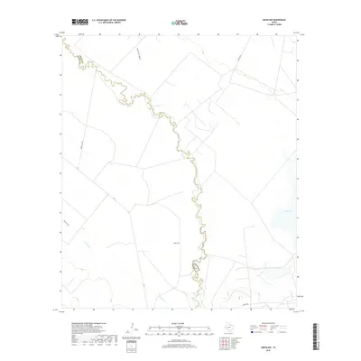2019 Map of Girvin NW, 2019 Print
