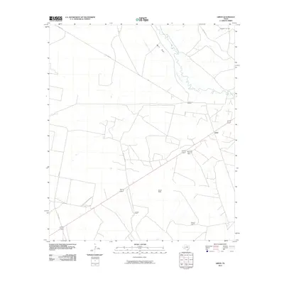2010 Map of Girvin, 2010 Print