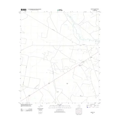 2012 Map of Girvin, 2012 Print