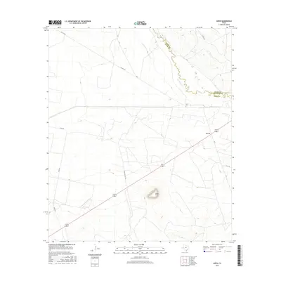 2016 Map of Girvin, 2016 Print