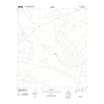 2010 Map of Girvin SE, 2010 Print