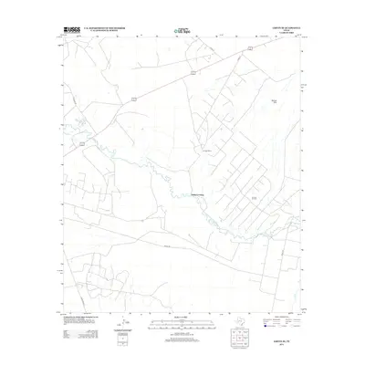 2012 Map of Girvin SE, 2012 Print